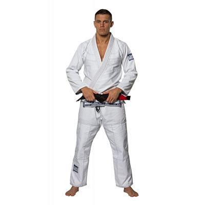 Fuji Suparaito BJJ Gi Branco-Azul Marinho