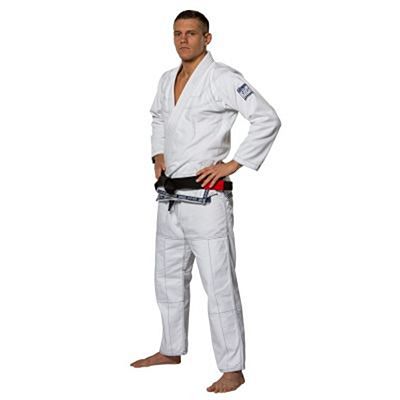 Fuji Suparaito BJJ Gi Fehèr-Tengerkèk