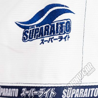 Fuji Suparaito BJJ Gi Vit-Mörkblå