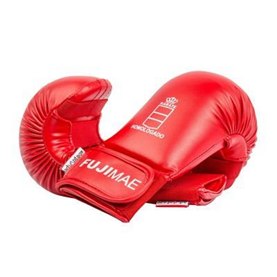 FUJIMAE Advantage Karate Mitts RFEK Red