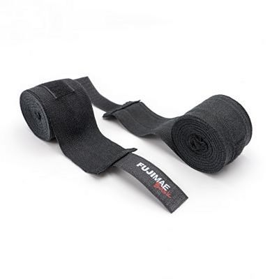 FUJIMAE Basic Hand Wraps 350cm Schwarz