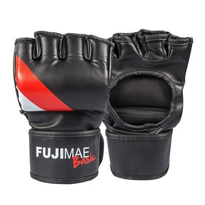 FUJIMAE Basic MMA Gloves Preto-Vermelho