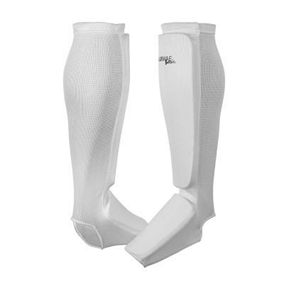 FUJIMAE Basic Shin&Instep Guards Elastic Weiß