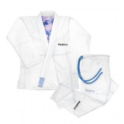 FUJIMAE BJJ Gi Dhalia 22 Bianco-Blu