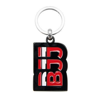 FUJIMAE BJJ Metal Key Ring Svart-Röd