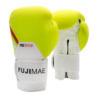 FUJIMAE Boxing Glove ProSeries 2.0 Leather Amarelo-Fluorescente