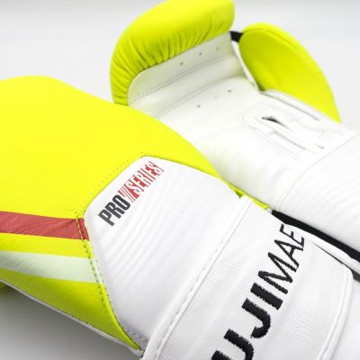 FUJIMAE Boxing Glove ProSeries 2.0 Leather Amarillo-Fluor