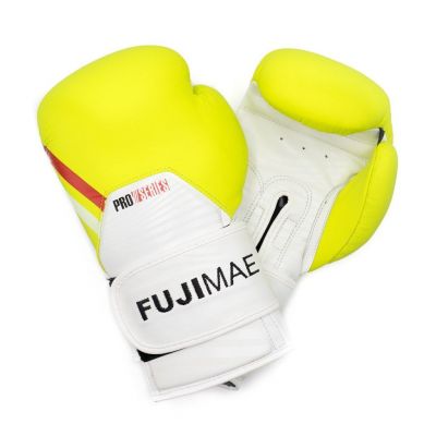 FUJIMAE Boxing Glove ProSeries 2.0 Leather Amarillo-Fluor