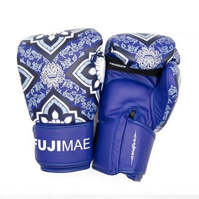 FUJIMAE Boxing Glove SakYant Primeskin II Bleu