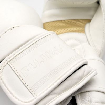 FUJIMAE Boxing Gloves Advantage Leather 2 QS Fehèr