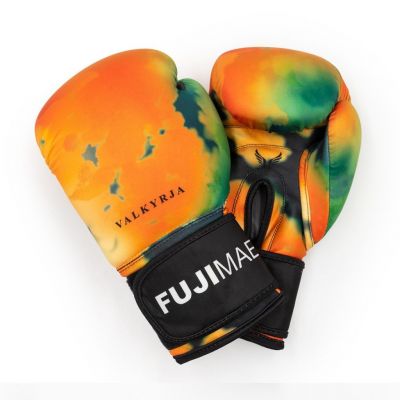 FUJIMAE Boxing Gloves Valkyrja Naranja-Verde