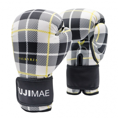 FUJIMAE Boxing Gloves Valkyrja Fehèr-Fekete