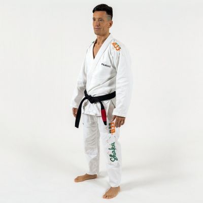 FUJIMAE Brazilian Jiu Jitsu Gi Shaka 20 Blanco-Verde