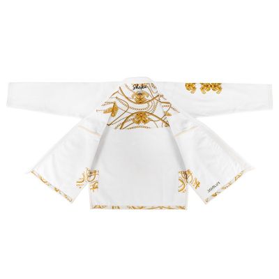 FUJIMAE Brazilian Jiu Jitsu Gi Shaka 21 QS Weiß-Gold