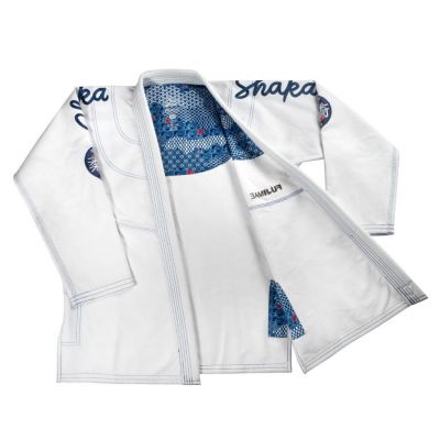 FUJIMAE Brazilian Jiu Jitsu Gi Shaka 22 QS Blanco-Azul