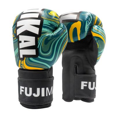 FUJIMAE Guante Boxeo Radical Verde-Amarillo