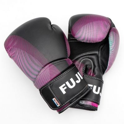 FUJIMAE Guantes Boxeo Advantage Primeskin 2 Negro-Morado