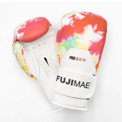 FUJIMAE Guantes Boxeo ProSeries 2.0 Piel QS Blanco-Multicolor