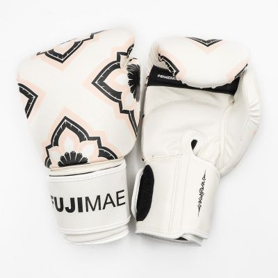 FUJIMAE Guantes Boxeo SakYant Primeskin II Fehèr-Ròzsaszìn