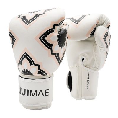 FUJIMAE Guantes Boxeo SakYant Primeskin II Fehèr-Ròzsaszìn