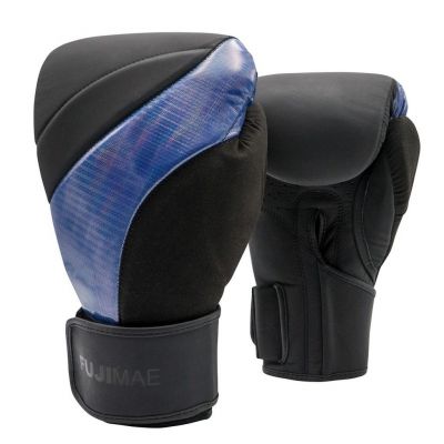 FUJIMAE Guantes Boxeo Sparring Piel QS Schwarz