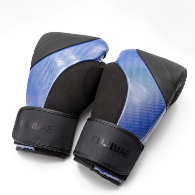 FUJIMAE Guantes Boxeo Sparring Piel QS Black