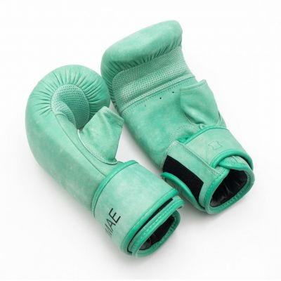 FUJIMAE Guantes Saco Piel Vintage QS Verde