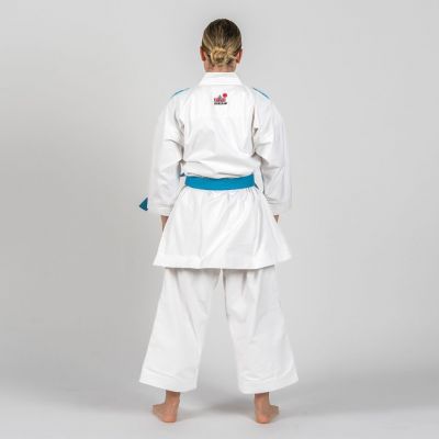 FUJIMAE Jacket Karate Kata Budokan Excellence Branco-Azul