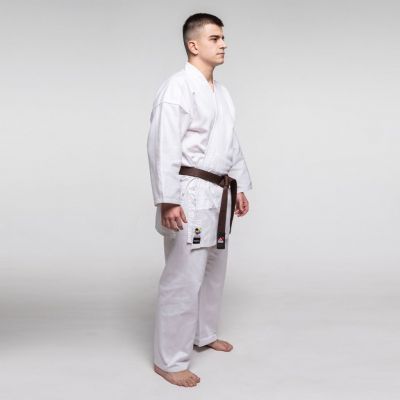 FUJIMAE Karate Gi Basic Adult Branco