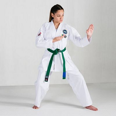 FUJIMAE Kids Training ITF Approved Dobok Blanco