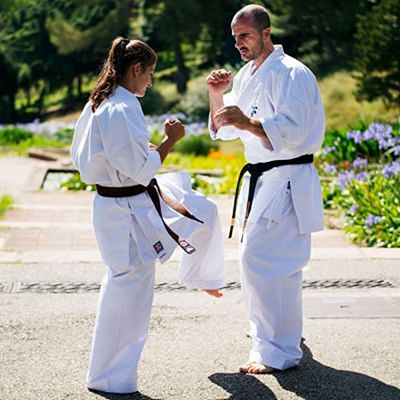 FUJIMAE Kyokushin Yantsu Karate Gi Bianco