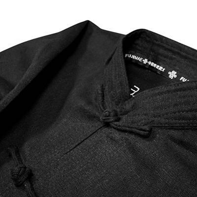 FUJIMAE Linen Kung Fu Jacket Svart