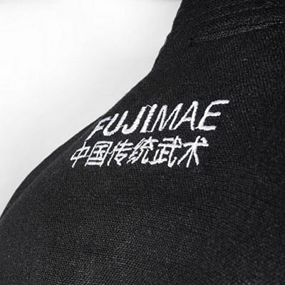 FUJIMAE Linen Kung Fu Jacket Schwarz