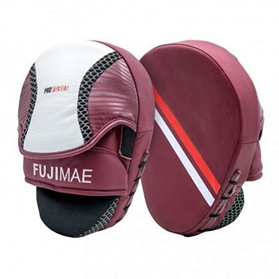 FUJIMAE Manoplas Piel ProSeries Roxo-Branco