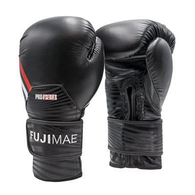 FUJIMAE Guantes Boxeo Piel Pro Series 2.0 Negro