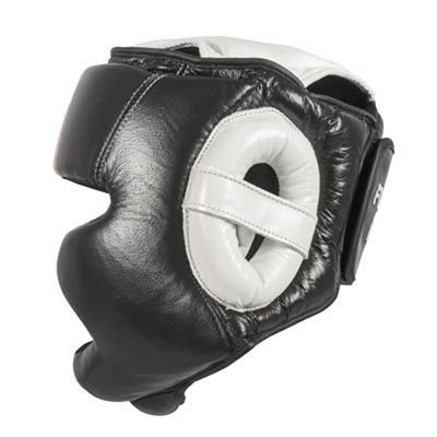 FUJIMAE Pro Series Boxing Headgear Noir-Rouge