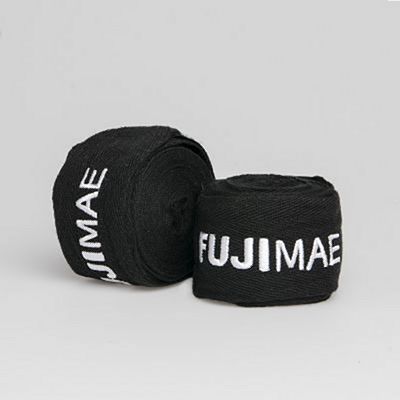 FUJIMAE Pro Series Non-Elastic Hand Wraps 450cm Black