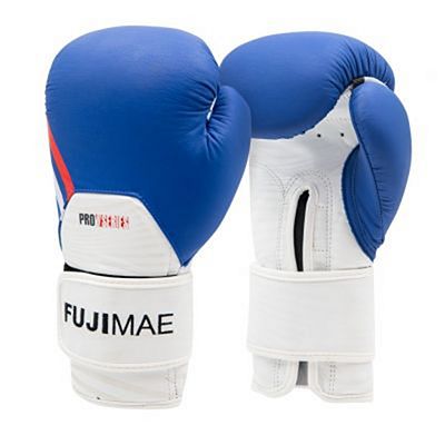 FUJIMAE ProSeries Leather Boxing Gloves 2.0 Blau-weiß