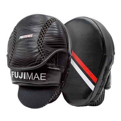 FUJIMAE ProSeries Leather Focus Mitts Fekete