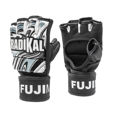 FUJIMAE Radikal 3.0 MMA Gloves Blanco-Negro