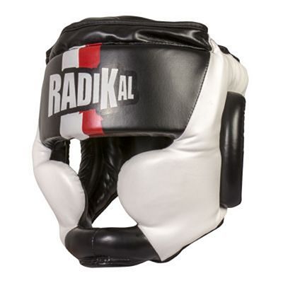 FUJIMAE Radikal Boxing Head Guard Black-White