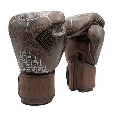 FUJIMAE Sakyant II Leather Boxing Gloves Barna