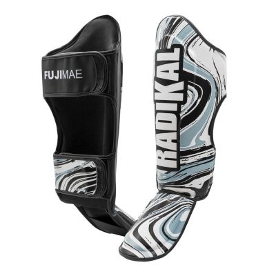 FUJIMAE Shin Guards With Radikal 3.0 Instep Blanco