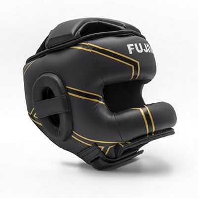 FUJIMAE Sparring Iron Bar Head Guard Fekete