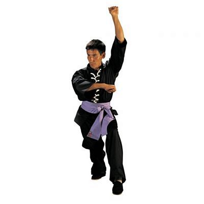 FUJIMAE Uniforme Kung Fu Wu Shu Nero