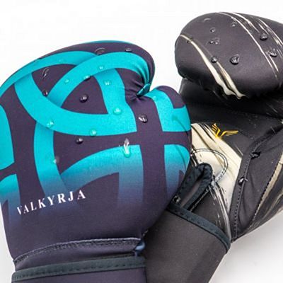 FUJIMAE Valkyrja Boxing Gloves Bleu-Vert