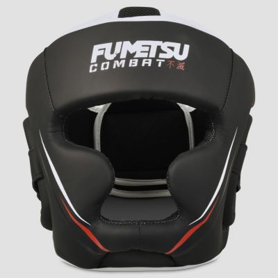 Fumetsu Shield Head Guard Schwarz-Rot