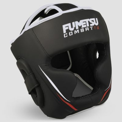 Fumetsu Shield Head Guard Schwarz-Rot