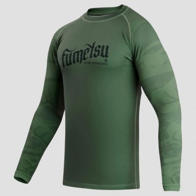 Fumetsu Snake Eyes Long Sleeve Rash Guard Verde