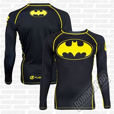 Fusion FG Batman Black Logo Rashguard Noir